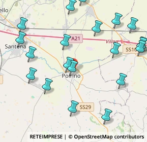Mappa Via Camillo Benso Conte di Cavour, 10046 Poirino TO, Italia (5.222)