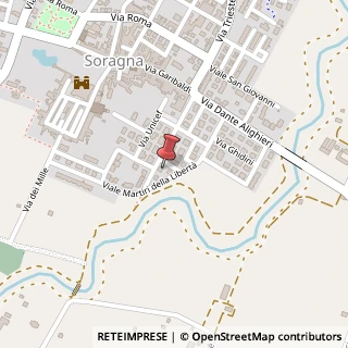 Mappa Via 7 Fratelli Cervi, 17, 43019 Soragna, Parma (Emilia Romagna)