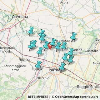 Mappa Via F. de Andre', 43010 Trecasali PR, Italia (11.80765)