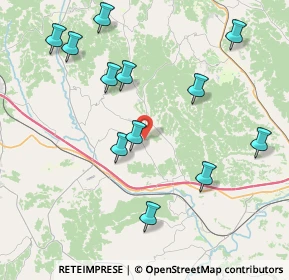 Mappa Via Borsarelli, 14013 Castellero AT, Italia (4.44583)