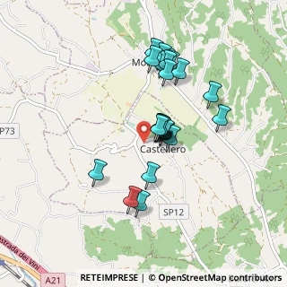 Mappa Via Borsarelli, 14013 Castellero AT, Italia (0.73333)