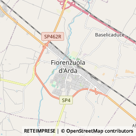 Mappa Fiorenzuola d'Arda