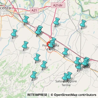Mappa Via Vittorio Veneto, 29017 Fiorenzuola d'Arda PC, Italia (9.8025)