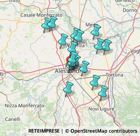 Mappa Via Pavia, 15100 Alessandria AL, Italia (10.00167)