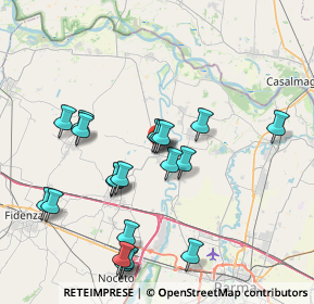 Mappa Strada Provinciale di Cremona, 43017 San Secondo Parmense PR, Italia (7.859)