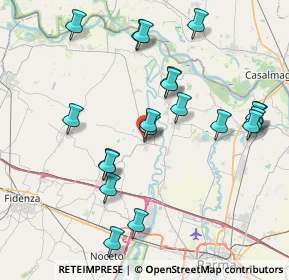 Mappa Strada Provinciale di Cremona, 43017 San Secondo Parmense PR, Italia (8.2515)