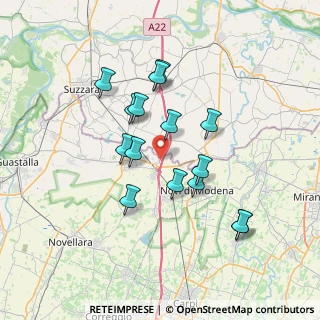 Mappa Viale Enrico Fermi, 42046 Reggiolo RE, Italia (6.36)