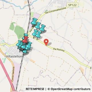 Mappa SP 130, 10029 Villastellone TO (1.05862)