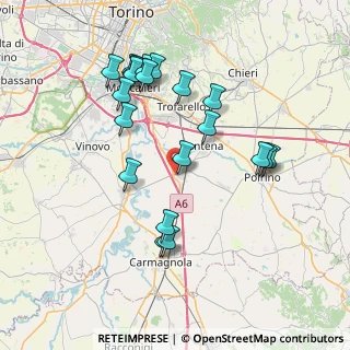 Mappa Via Molino, 10029 Villastellone TO, Italia (7.6685)