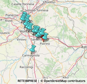 Mappa Strada Regionale, 10046 Poirino TO, Italia (11.10571)