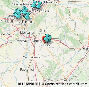 Mappa Strada Regionale, 10046 Poirino TO, Italia (18.53833)