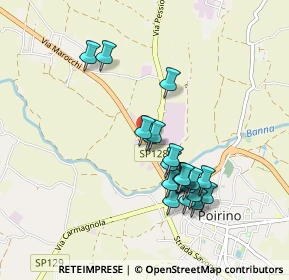 Mappa Strada Regionale, 10046 Poirino TO, Italia (0.8435)