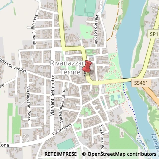 Mappa Piazza Cornaggia, 28, 27055 Rivanazzano Terme, Pavia (Lombardia)