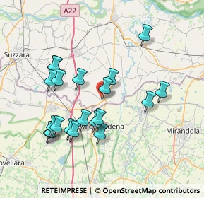 Mappa Viale Virgilio, 46024 Moglia MN, Italia (7.284)