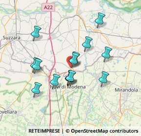 Mappa Viale Virgilio, 46024 Moglia MN, Italia (6.22643)