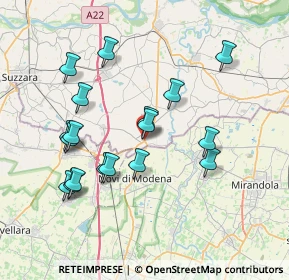 Mappa Via Marzabotto, 46024 Moglia MN, Italia (7.385)