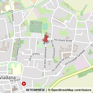Mappa Via XX Settembre, 93, 46019 Viadana, Mantova (Lombardia)