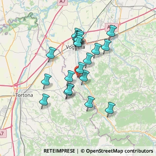 Mappa Piazza Cornaggia, 27055 Rivanazzano Terme PV, Italia (6.439)