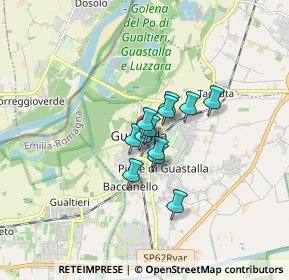 Mappa Viale Ruggeri, 42016 Guastalla RE, Italia (0.91083)