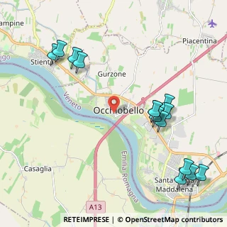 Mappa Vicolo del Teatro, 45030 Occhiobello RO, Italia (2.59357)