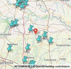 Mappa Via Paglierine, 41033 Concordia Sulla Secchia MO, Italia (23.621)