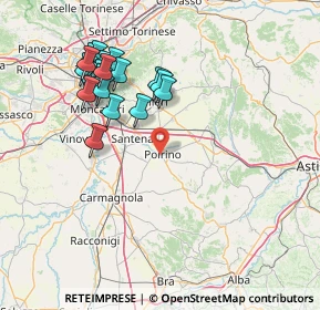 Mappa 10046 Poirino TO, Italia (15.7565)