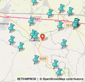 Mappa Cascina Sant'Antonio, 10046 Poirino TO, Italia (5.2615)