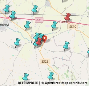 Mappa Cascina Sant'Antonio, 10046 Poirino TO, Italia (5.1045)