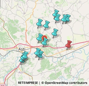 Mappa SP 11, 14030 Valenzani AT (7.05333)