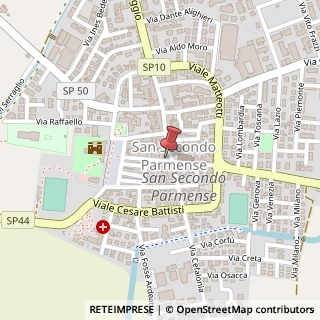 Mappa Via Roma, 4, 43017 San Secondo Parmense, Parma (Emilia Romagna)