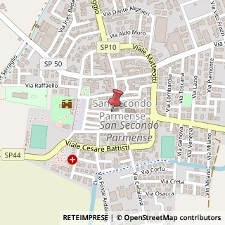 Mappa Piazza Giuseppe Garibaldi, 8, 43017 San Secondo Parmense, Parma (Emilia Romagna)