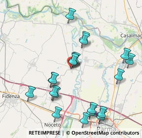 Mappa Via Giuseppe Garibaldi, 43017 San Secondo Parmense PR, Italia (8.5945)