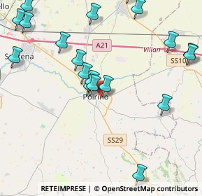 Mappa Corso Fiume, 10046 Poirino TO, Italia (5.2805)