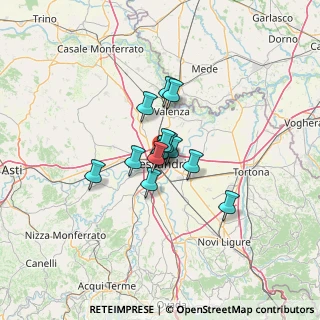 Mappa Via Bonifacio dal Pozzo, 15121 Alessandria AL, Italia (7.20143)