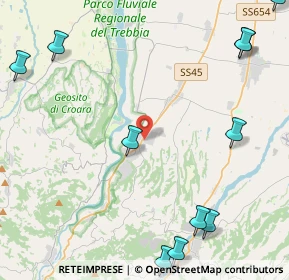 Mappa 29029 Rivergaro PC, Italia (6.85077)