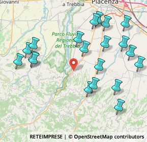 Mappa 29029 Rivergaro PC, Italia (9.39)