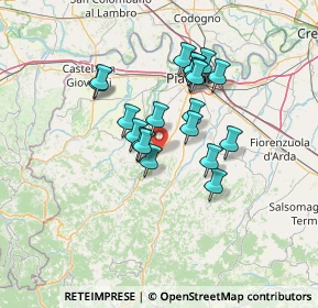 Mappa 29029 Rivergaro PC, Italia (10.8405)
