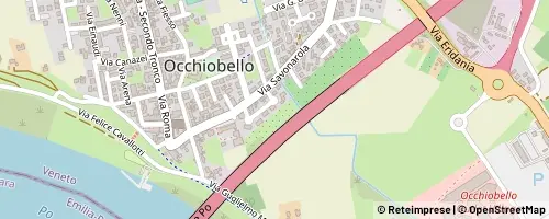 Mappa Occhiobello