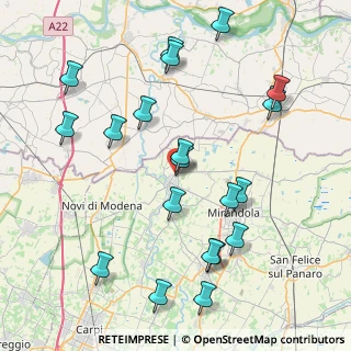 Mappa Via Galavotti, 41033 Concordia sulla Secchia MO, Italia (9.169)