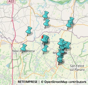 Mappa Via Galavotti, 41033 Concordia sulla Secchia MO, Italia (6.7095)