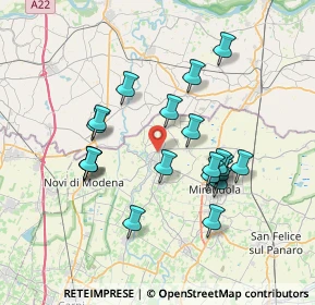 Mappa Via Galavotti, 41033 Concordia sulla Secchia MO, Italia (6.745)
