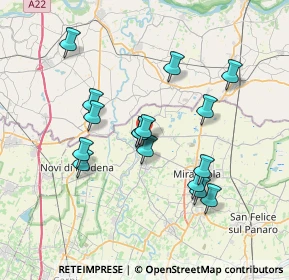 Mappa Via Galavotti, 41033 Concordia sulla Secchia MO, Italia (6.63188)