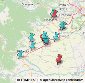 Mappa Via XXV Aprile, 10060 Piscina TO, Italia (6.32692)