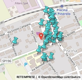 Mappa Via XXV Aprile, 10060 Piscina TO, Italia (0.08571)