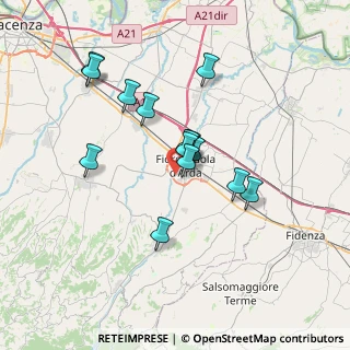 Mappa Via Caduti di Cefalonia, 29017 Piacenza PC, Italia (5.96714)