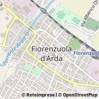 Map Fiorenzuola d'Arda