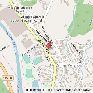 Mappa Via Nazionale, 55, 10069 Villar Perosa, Torino (Piemonte)