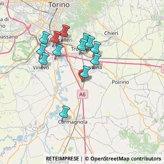 Mappa Via Conte Cerutti, 10029 Villastellone TO, Italia (7.26308)
