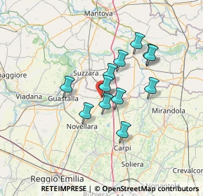 Mappa Viale IV Novembre, 42046 Reggiolo RE, Italia (10.54083)