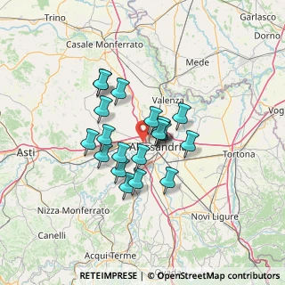 Mappa Via Torino, 15122 Alessandria AL, Italia (9.9105)